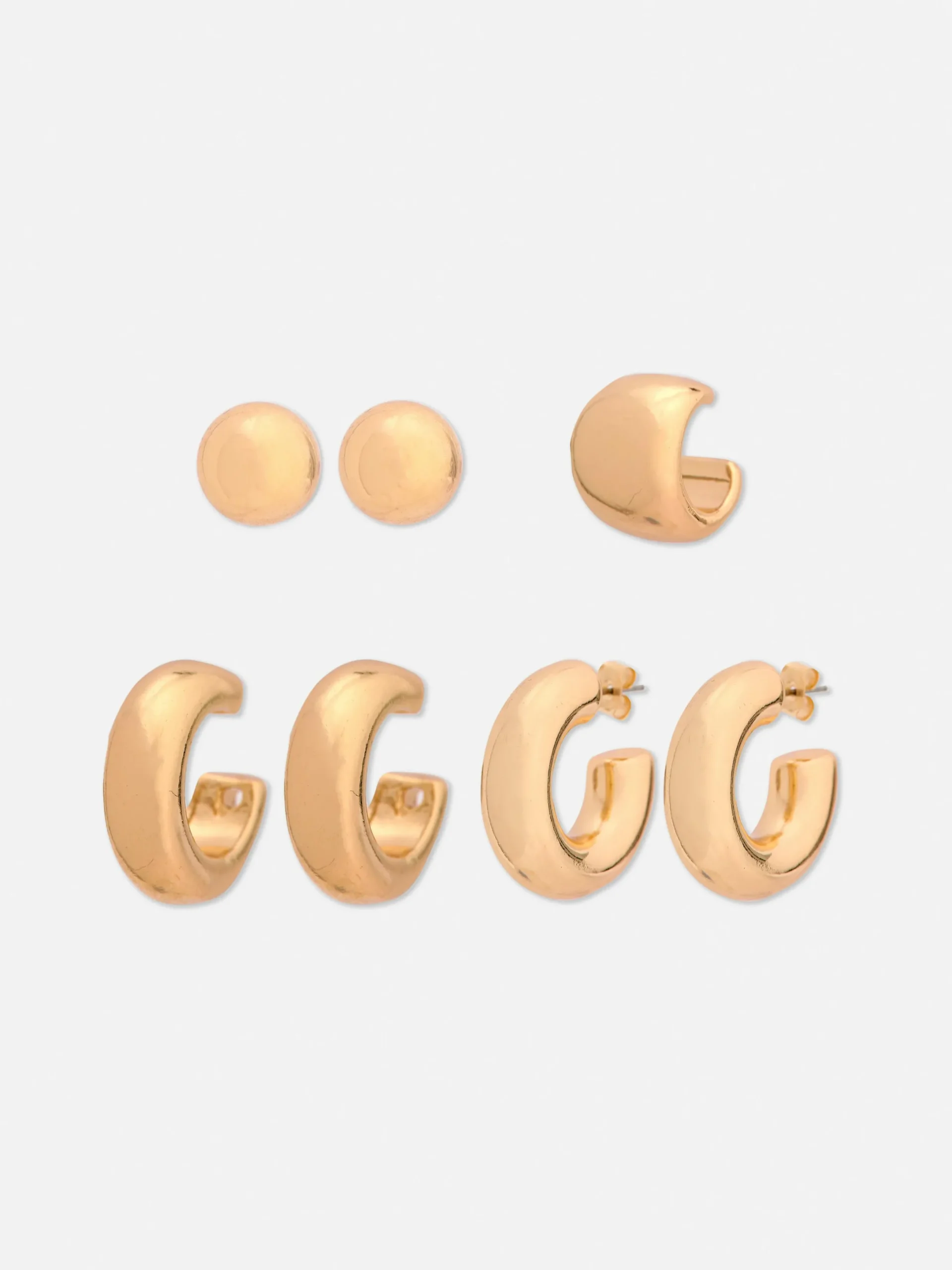 Mujer Primark Bisutería|Pack De Pendientes De Aro Y Earcuffs