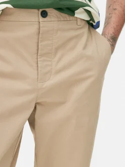 Hombre Primark Pantalón|Pantalón Chino Elástico De Corte Entallado