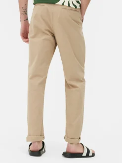 Hombre Primark Pantalón|Pantalón Chino Elástico De Corte Entallado