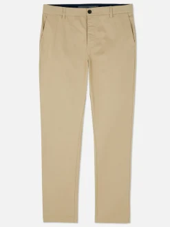 Hombre Primark Pantalón|Pantalón Chino Elástico De Corte Entallado