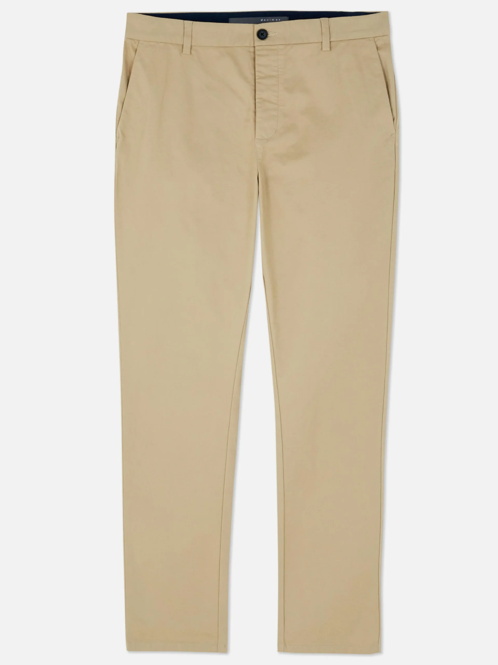 Hombre Primark Pantalón|Pantalón Chino Elástico De Corte Entallado