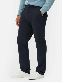 Hombre Primark Pantalón|Pantalón Chino Elástico De Pernera Recta