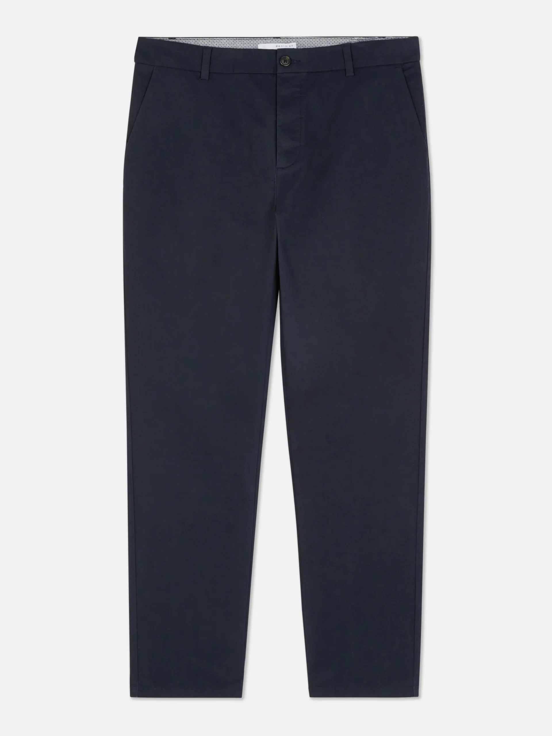 Hombre Primark Pantalón|Pantalón Chino Elástico De Pernera Recta