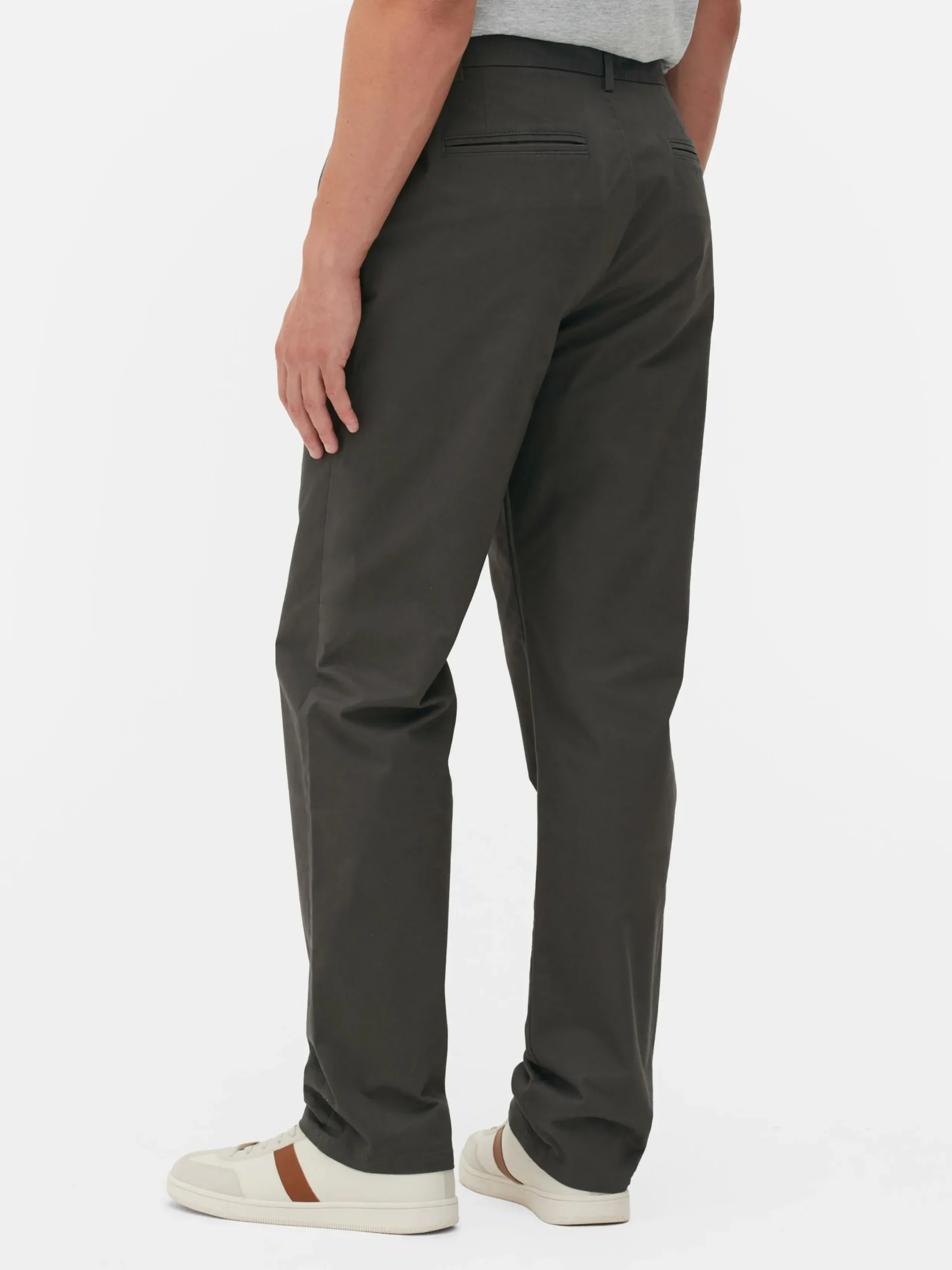 Hombre Primark Pantalón|Pantalón Chino Elástico De Pernera Recta