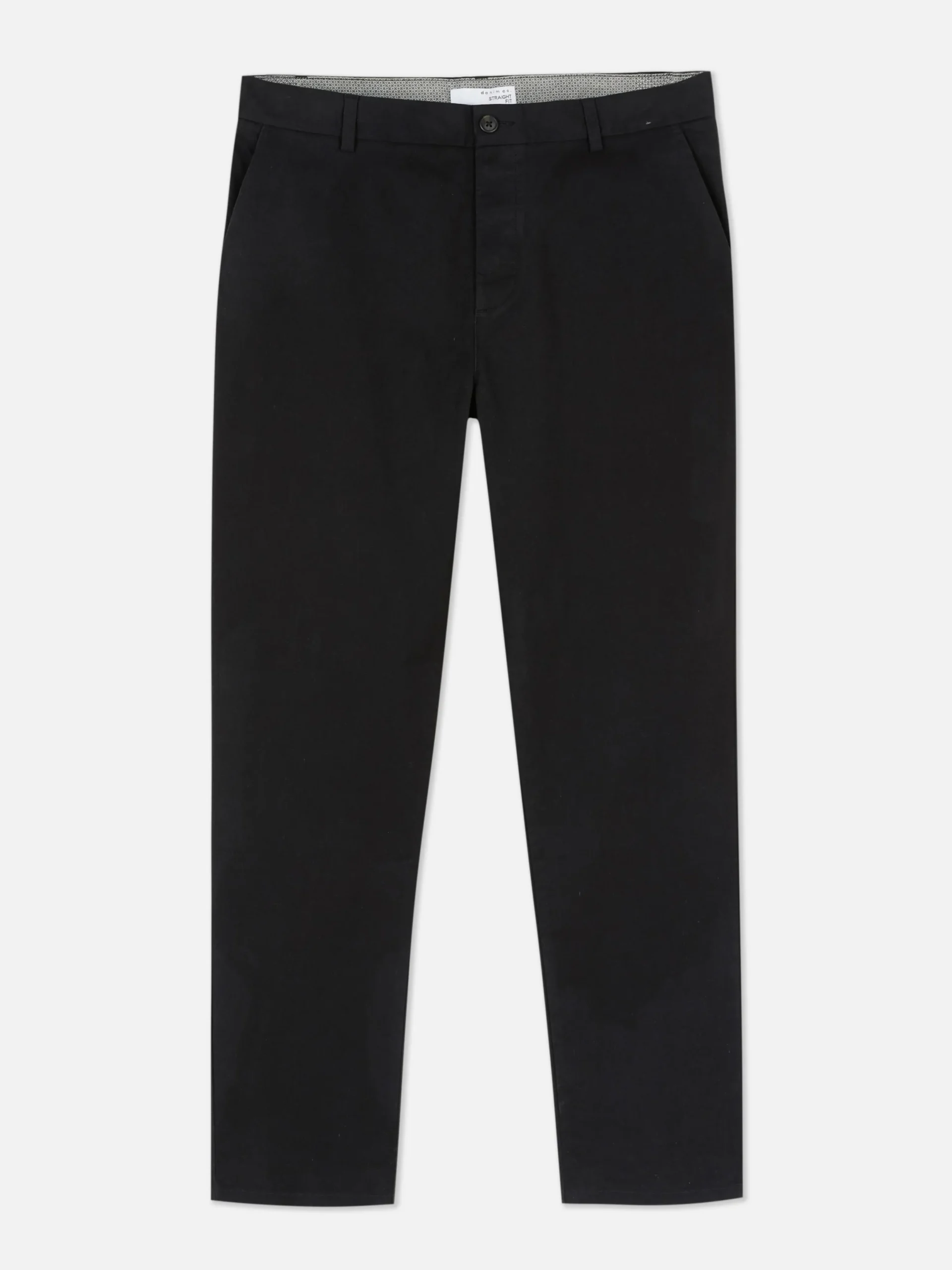 Hombre Primark Pantalón|Pantalón Chino Elástico De Pernera Recta