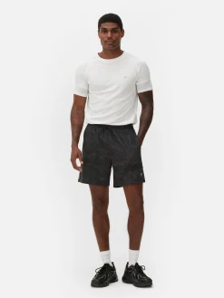 Hombre Primark Pantalones Cortos|Ropa Deportiva|Pantalón Corto Deportivo Con Estampado Reflectante