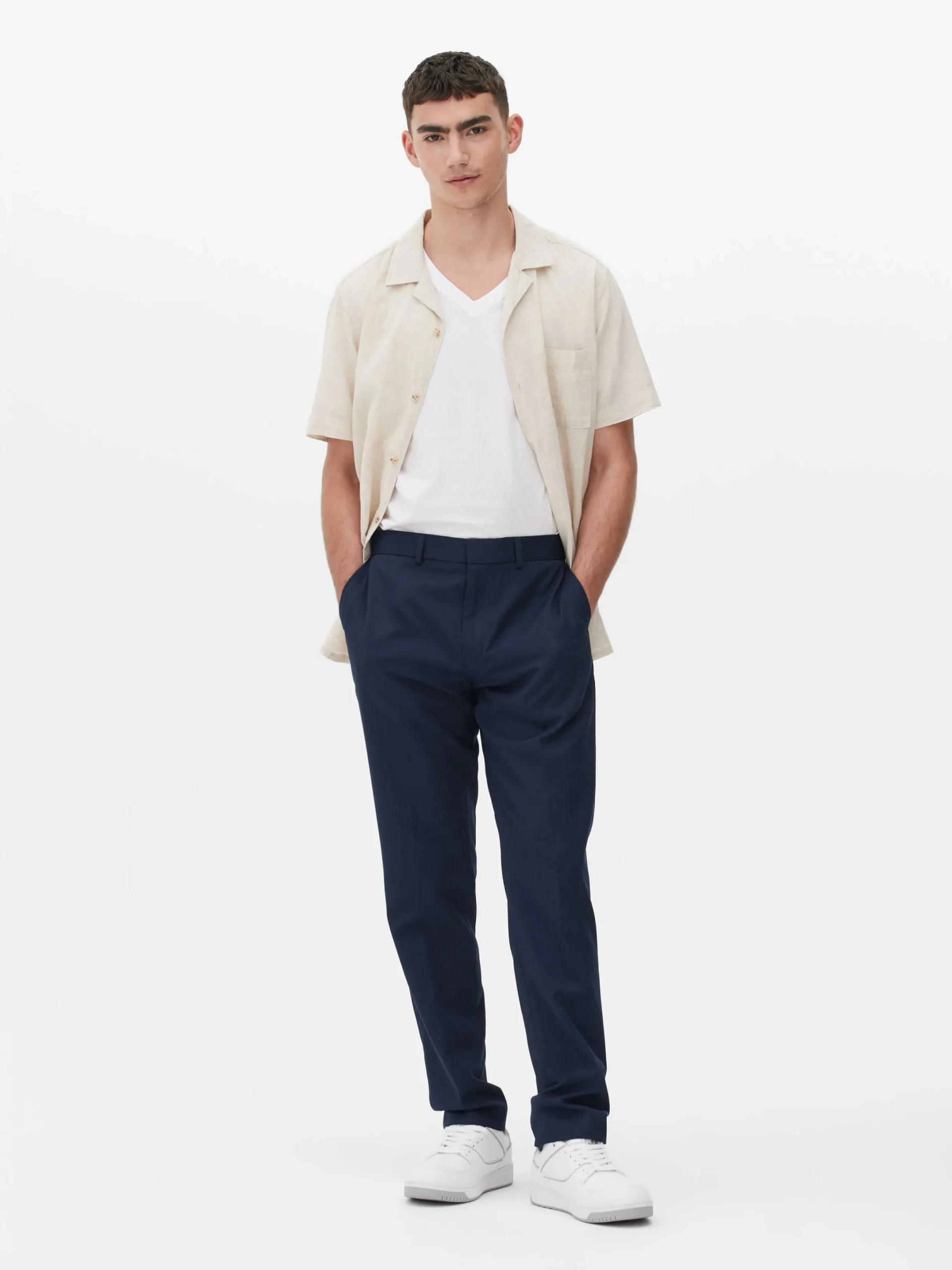 Hombre Primark Pantalón|Pantalón De Sarga Formal