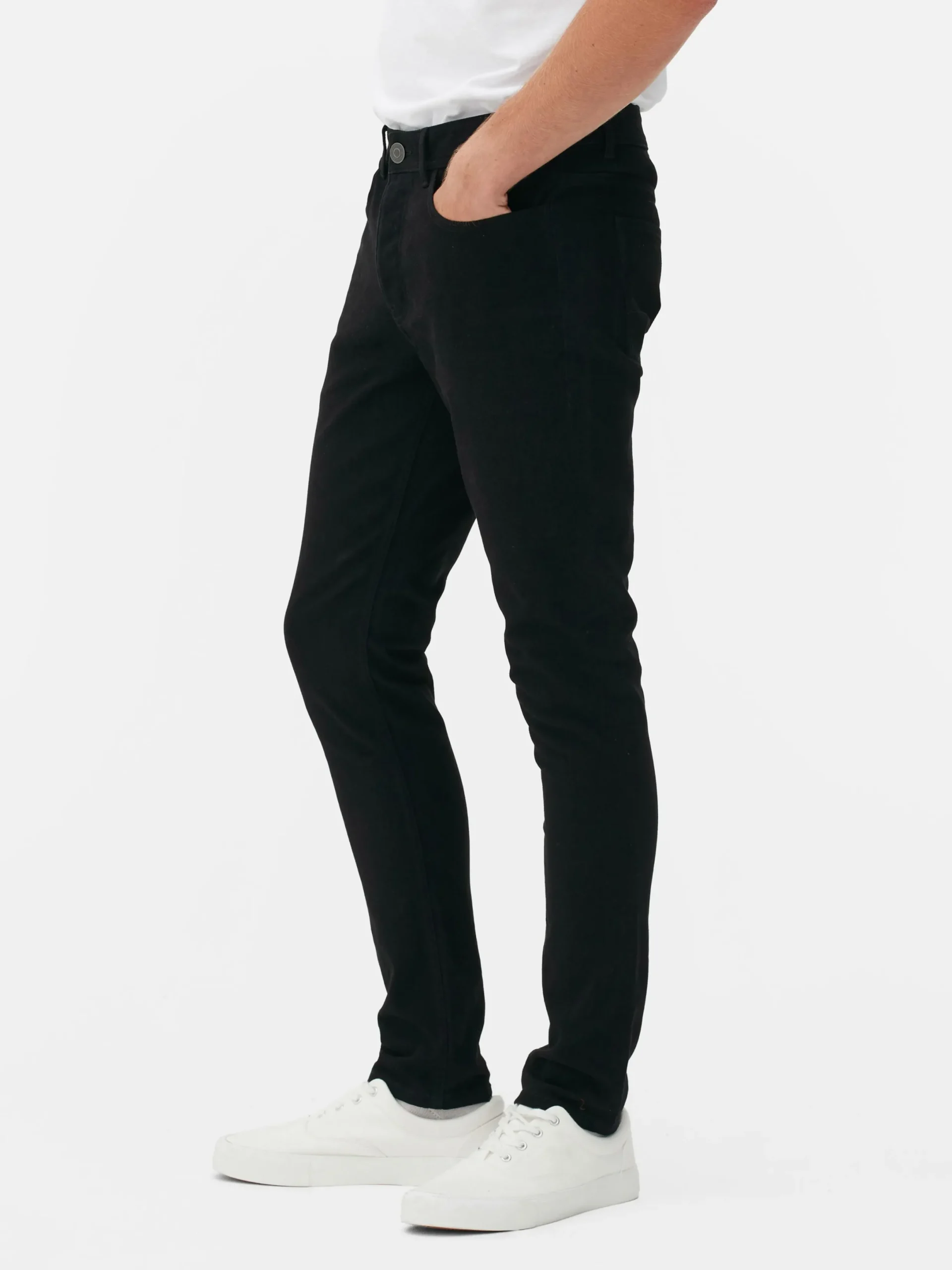 Hombre Primark Vaqueros|Pantalón Pitillo De Sarga