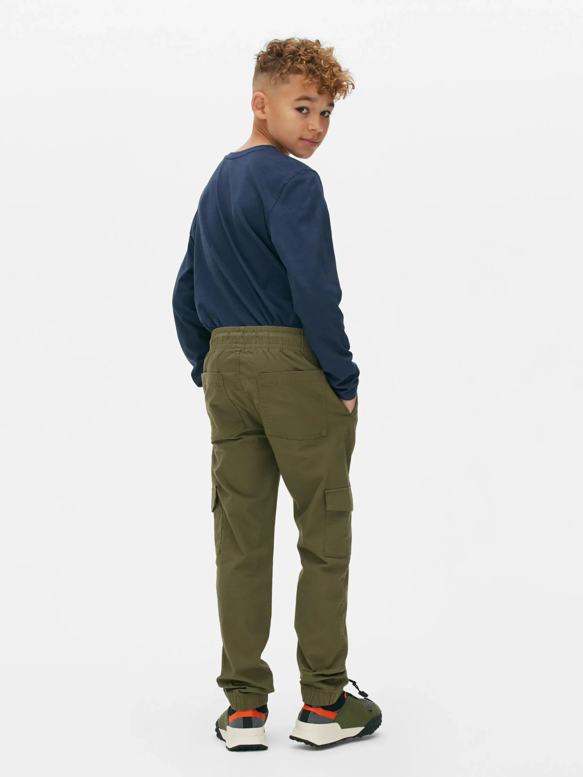 Niños Primark Pantalón|Pantalones Cargo Con Cordón De Ajuste