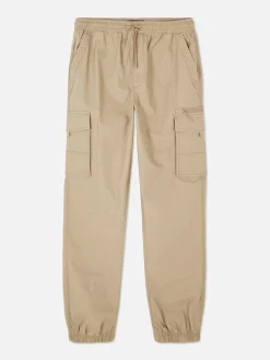 Hombre Primark Pantalón|Pantalones Cargo Holgados Con Bajos Elásticos