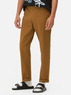 Hombre Primark Pantalón|Pantalones Chinos De Corte Entallado Elásticos