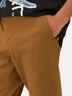 Hombre Primark Pantalón|Pantalones Chinos De Corte Entallado Elásticos