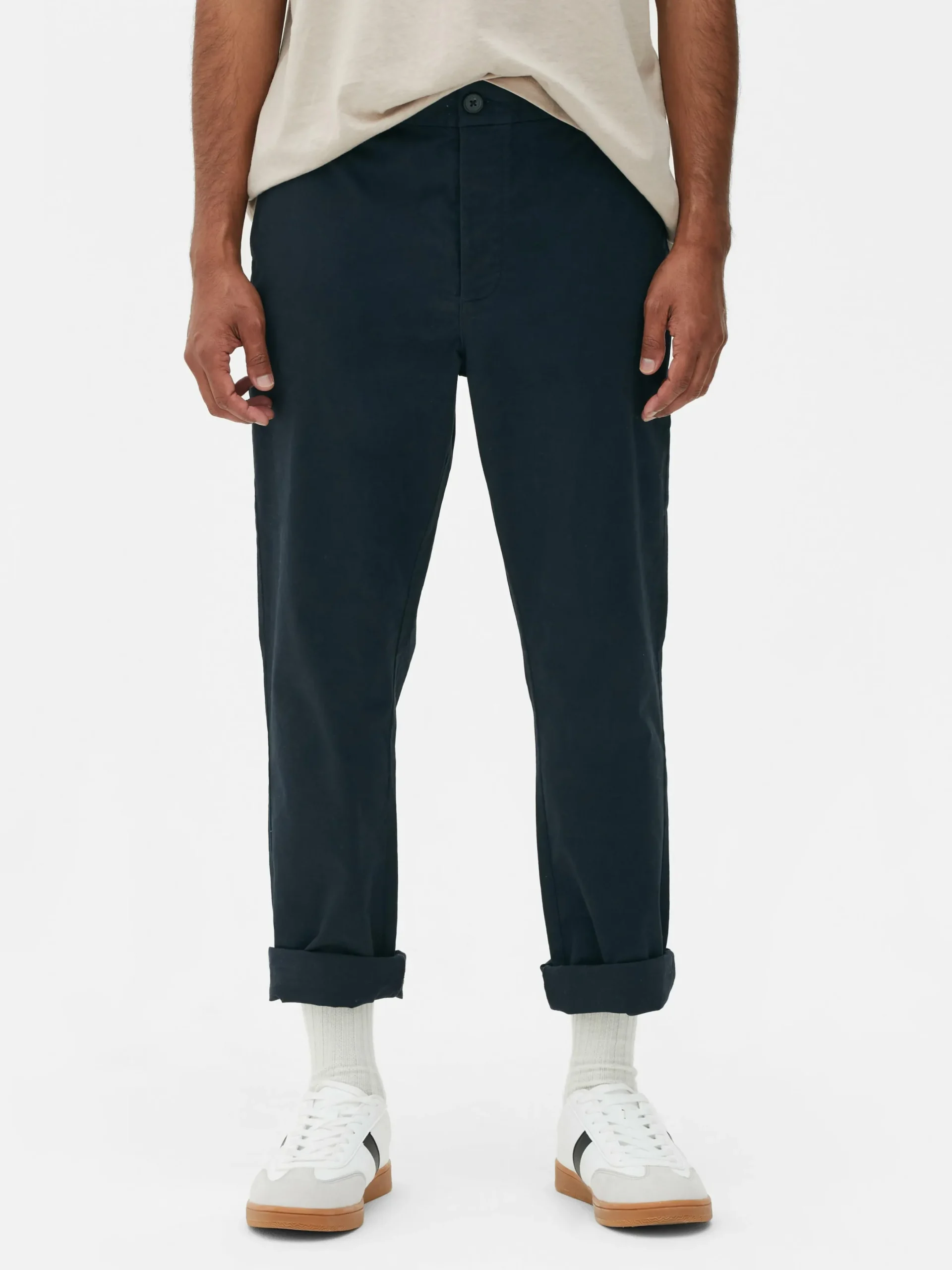 Hombre Primark Pantalón|Pantalones Chinos De Corte Recto