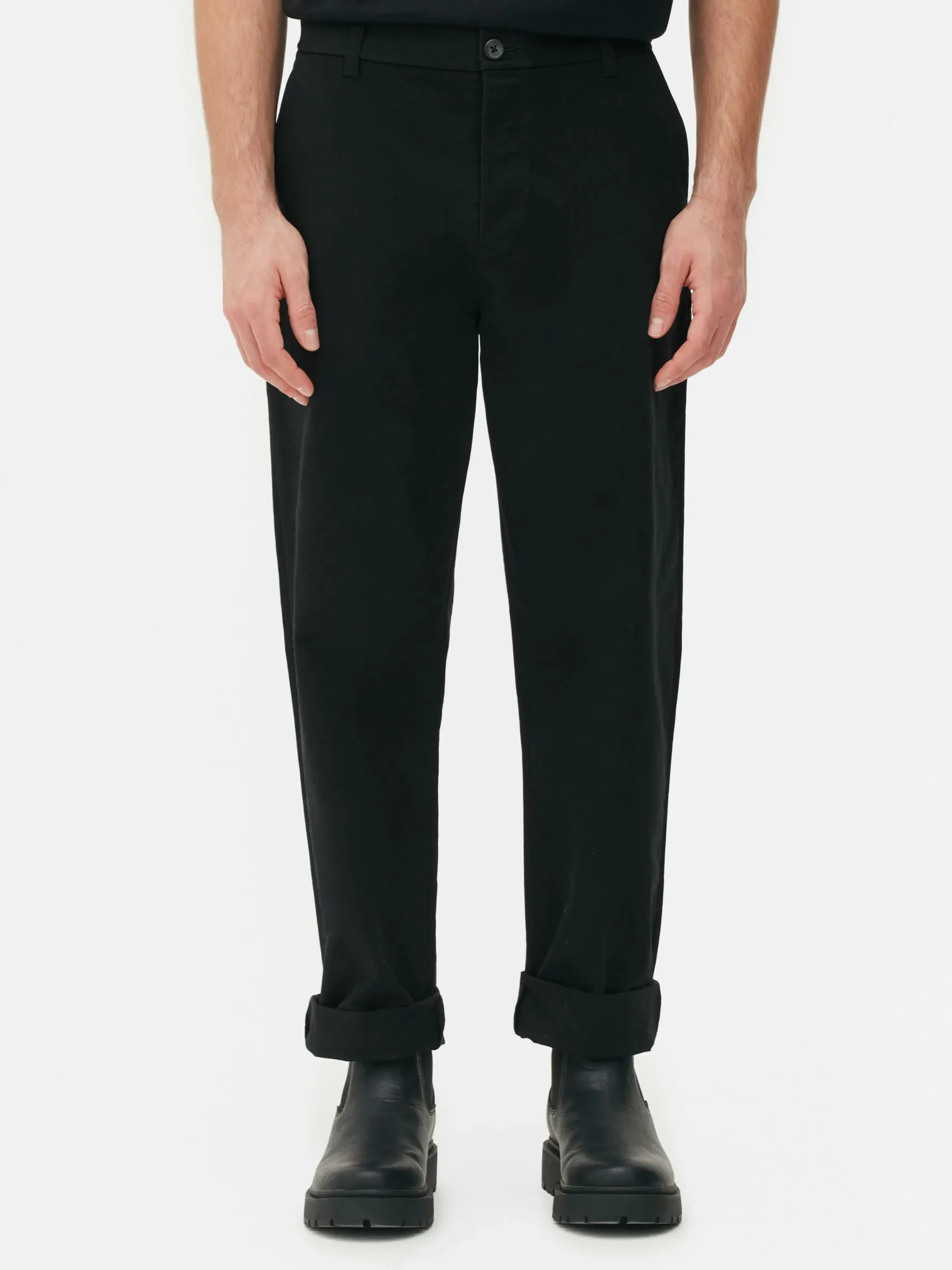 Hombre Primark Pantalón|Pantalones Chinos De Corte Recto