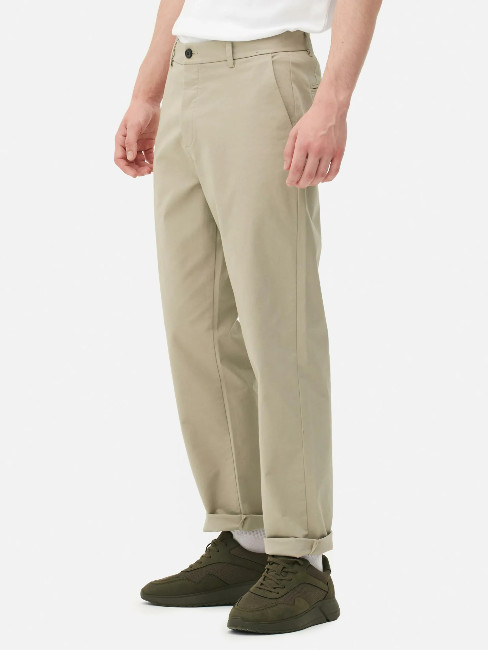 Hombre Primark Pantalón|Pantalones Chinos De Corte Recto