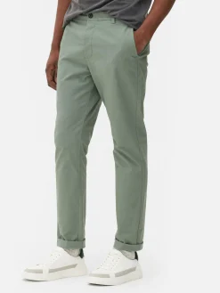 Hombre Primark Pantalón|Pantalones Chinos De Corte Entallado Elásticos