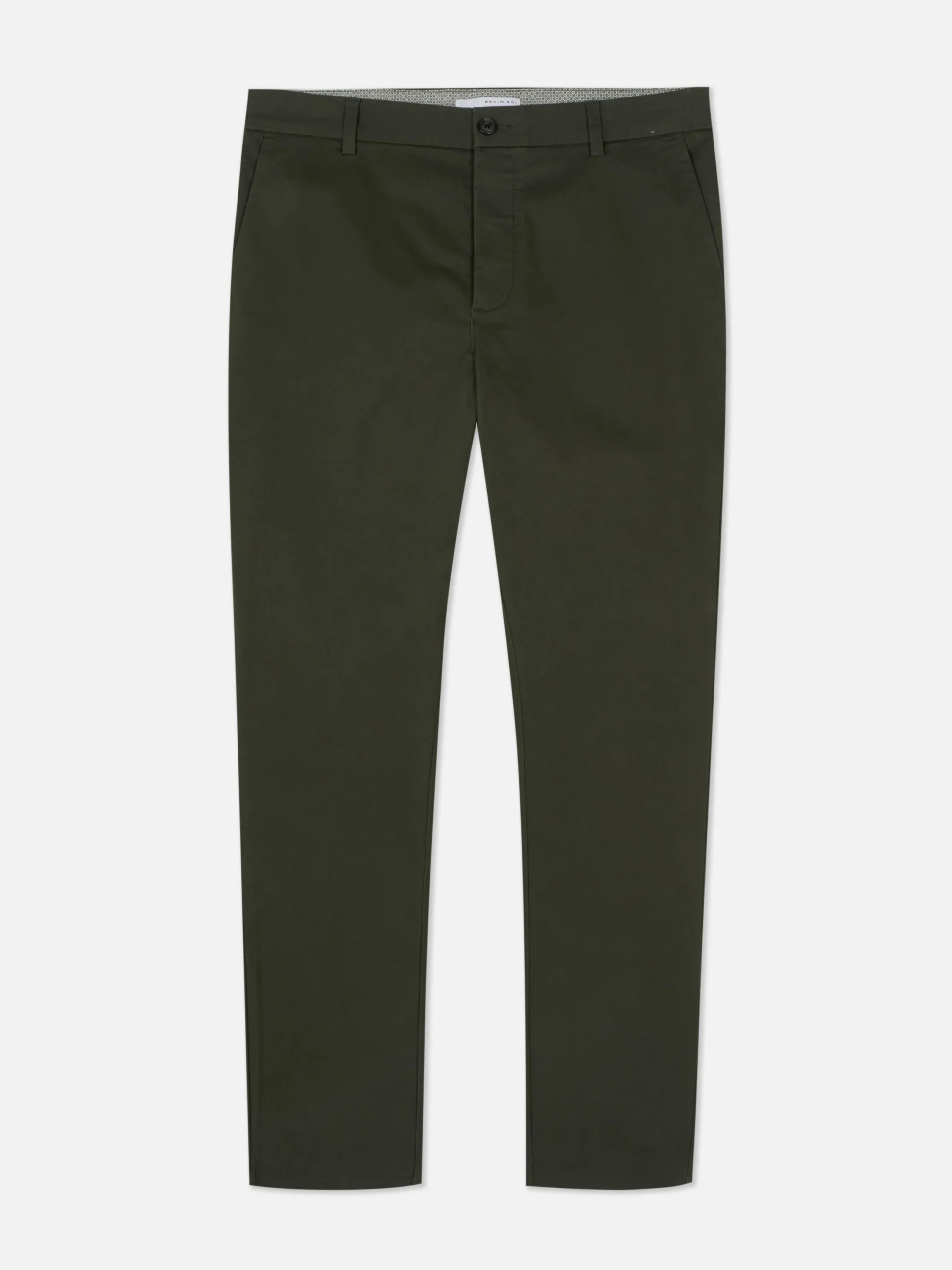 Hombre Primark Pantalón|Pantalones Chinos Elásticos De Corte Entallado