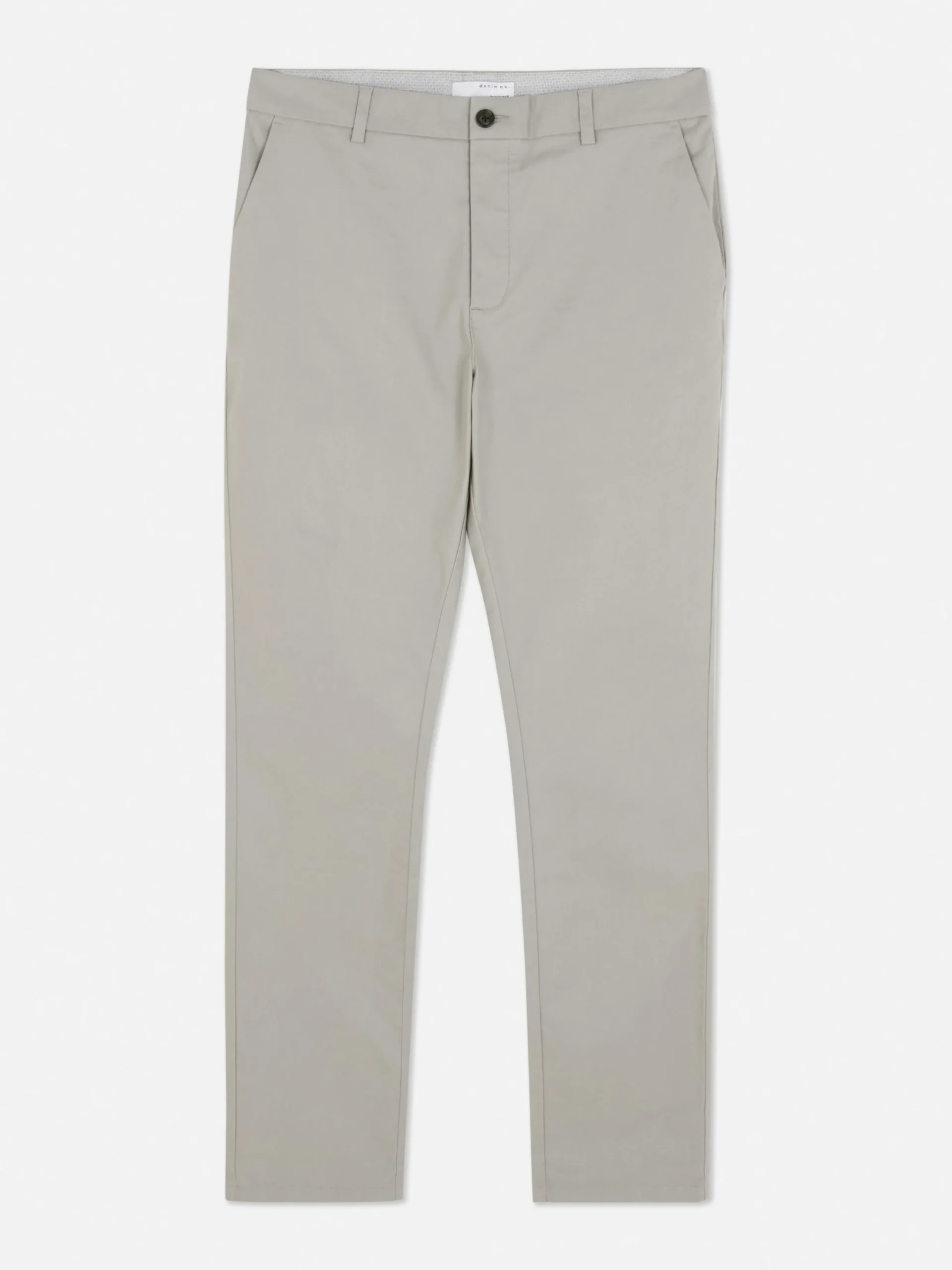 Hombre Primark Pantalón|Pantalones Chinos Elásticos De Corte Entallado
