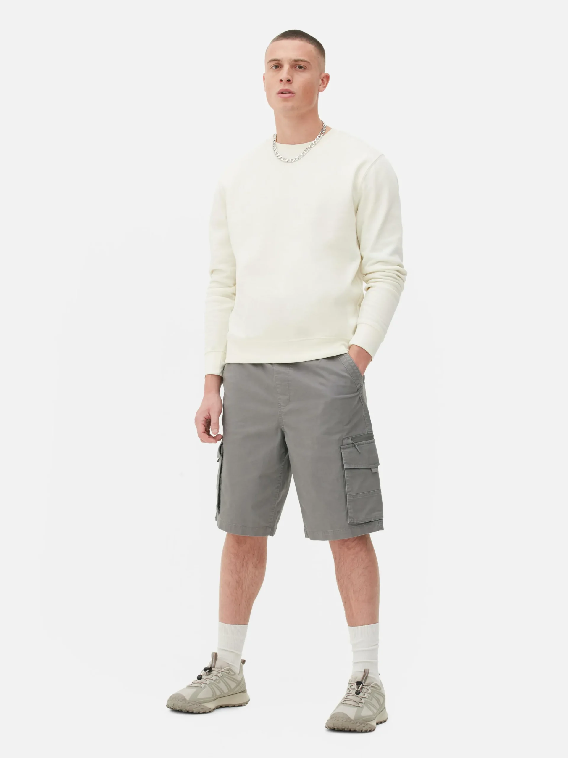 Hombre Primark Pantalones Cortos|Pantalones Cortos Cargo Con Cordón De Ajuste