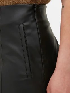 Mujer Primark Pantalones Cortos|Pantalones Cortos De Piel Sintética