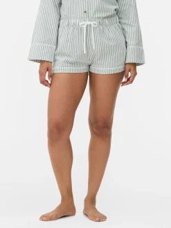 Mujer Primark Pantalones De Pijama|Pantalones Cortos De Pijama De Franela A Rayas