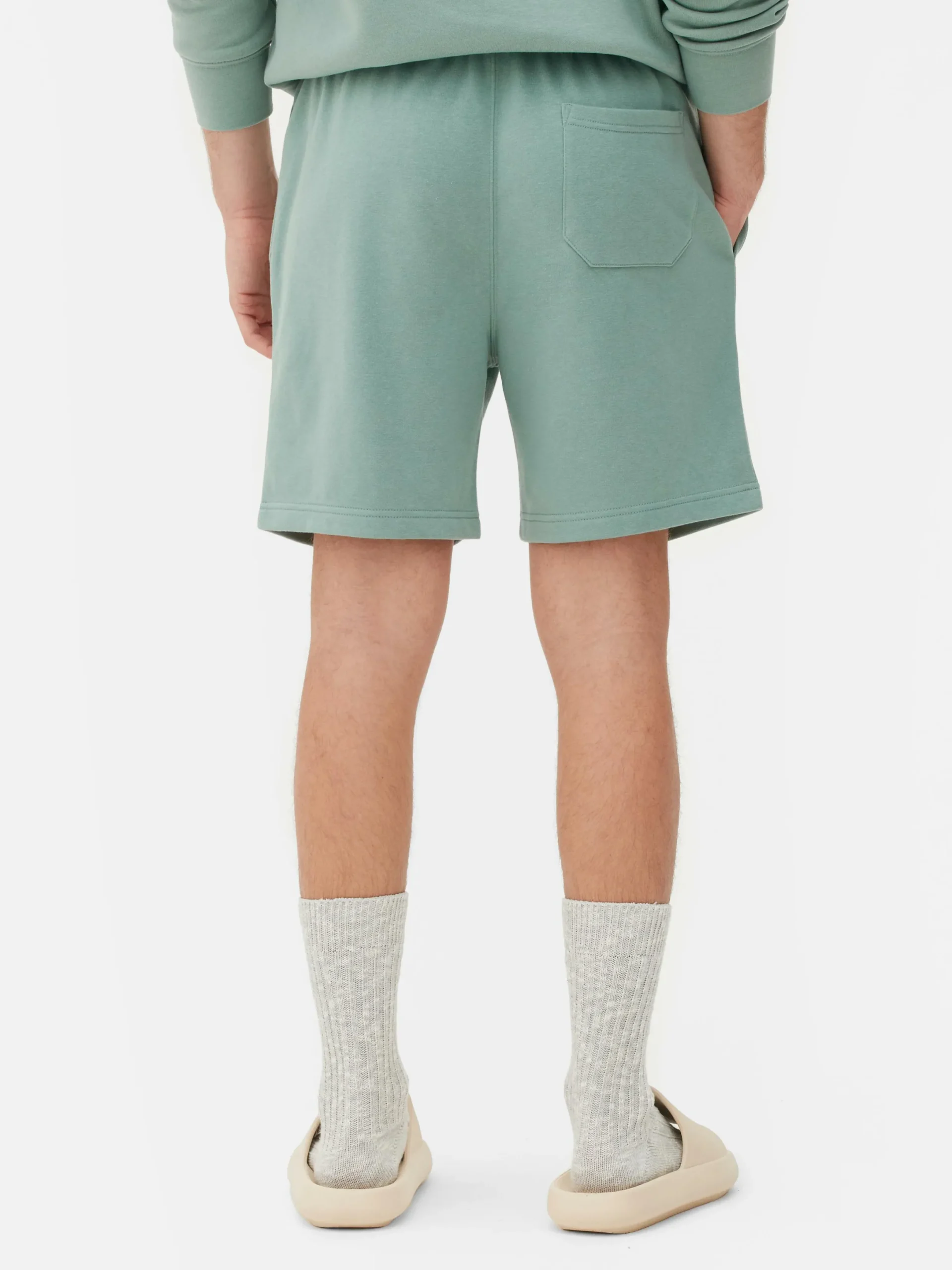 Hombre Primark Pantalones Cortos|Pantalones Cortos De Punto Con Cordón De Ajuste