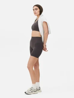 Mujer Primark Ropa De Gimnasio Y Deportiva|Pantalones Cortos De Talle Alto Sin Costuras