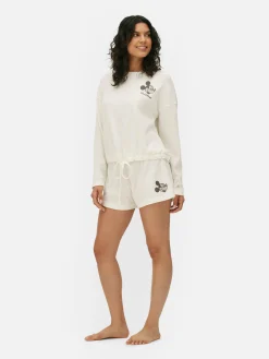Mujer Primark Pantalones De Pijama|Pantalones Cortos Gofrados De Mickey Mouse De Disney