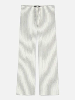 Mujer Primark Pantalones Y Leggings|Pantalones De Pernera Ancha A Rayas