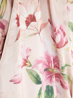 Mujer Primark Pantalones De Pijama|Pantalones De Pijama Rectos En Satén De Flores