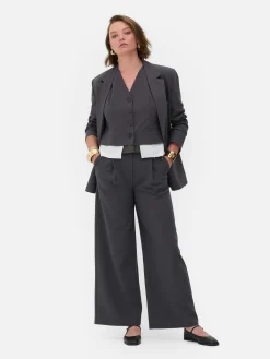 Mujer Primark Pantalones Y Leggings|Pantalones Holgados De Talle Alto De Rita Ora