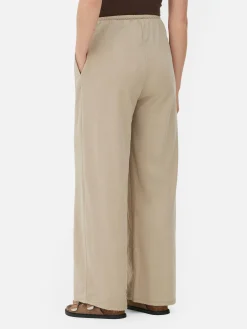 Mujer Primark Pantalones Y Leggings|Pantalones Rectos Con Cordón De Ajuste