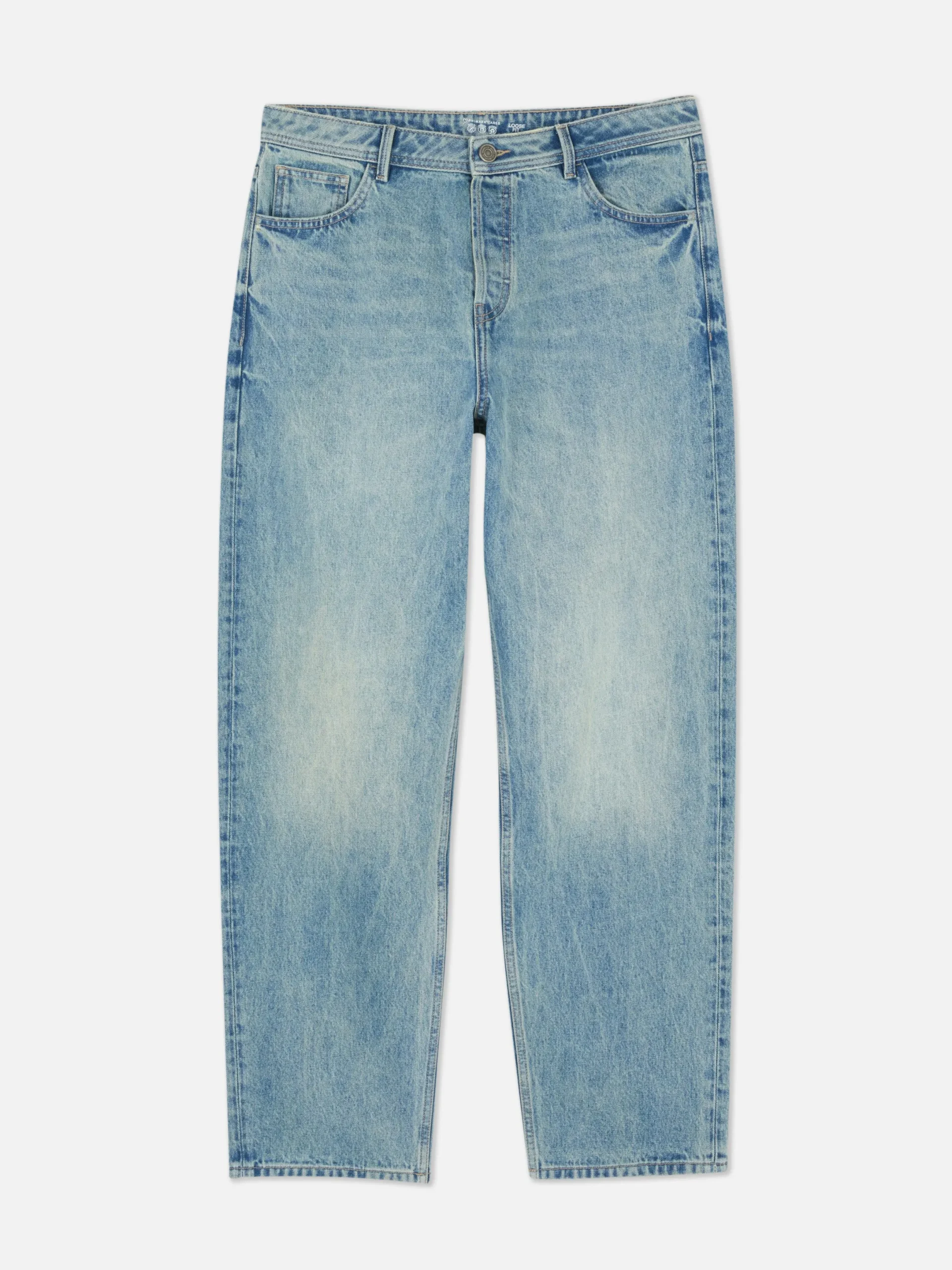 Hombre Primark Vaqueros|Pantalones Vaqueros De Corte Holgado