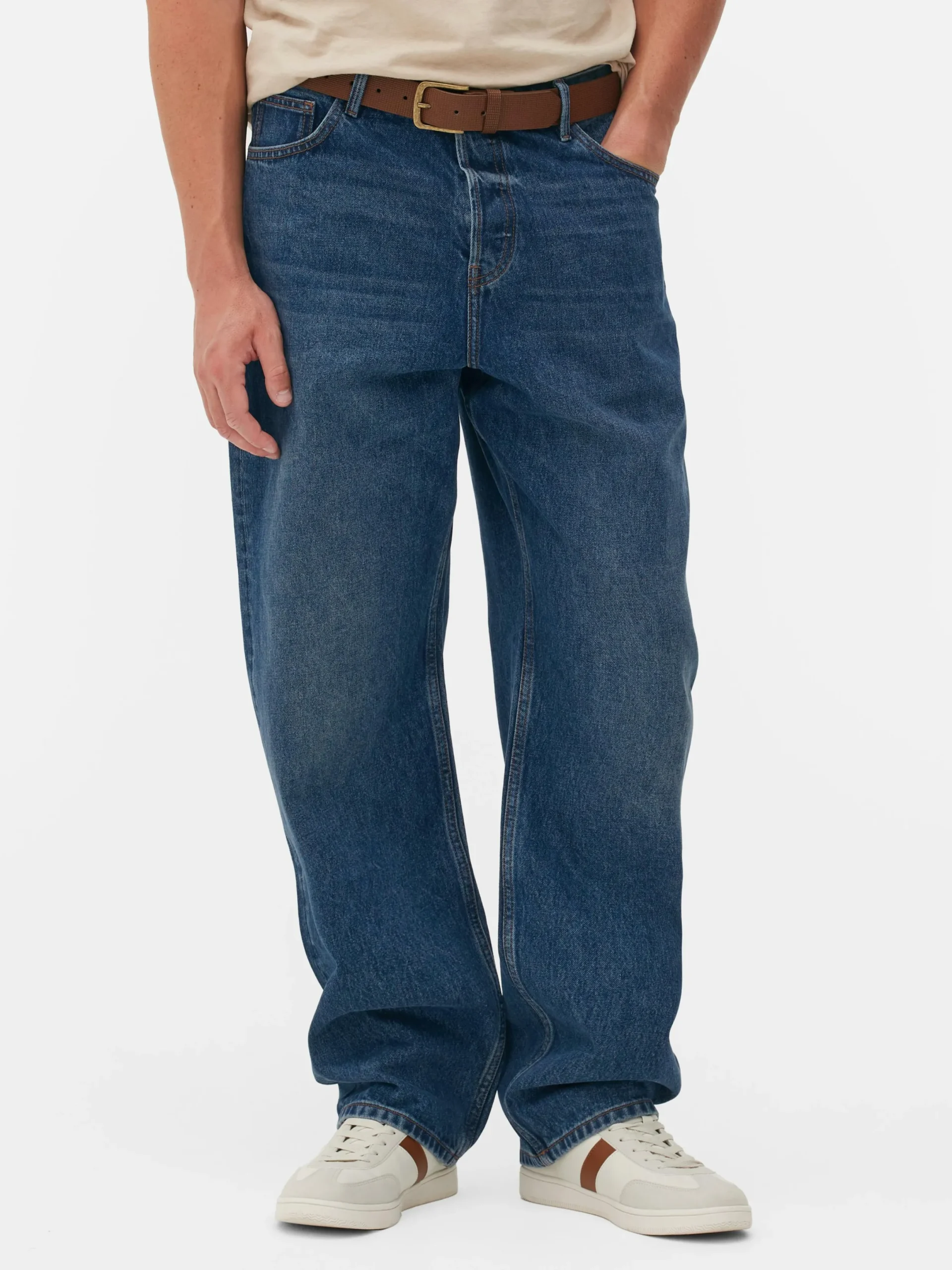 Hombre Primark Vaqueros|Pantalones Vaqueros De Corte Holgado