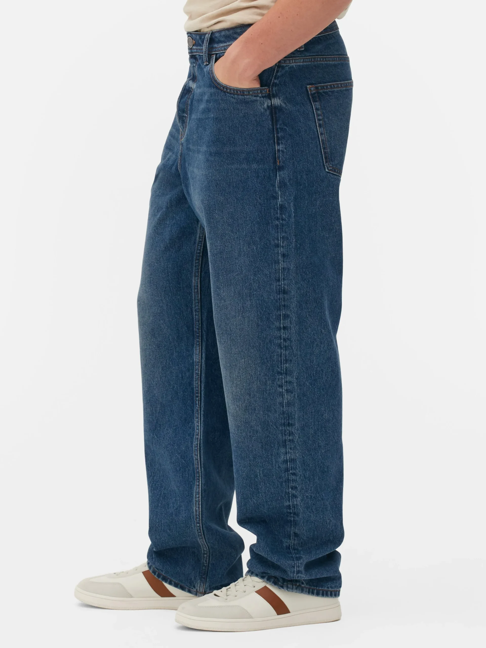 Hombre Primark Vaqueros|Pantalones Vaqueros De Corte Holgado