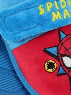 Niños Primark Zapatillas De Estar En Casa|Pantuflas Con Suela Rígida De Spider-Man De Marvel