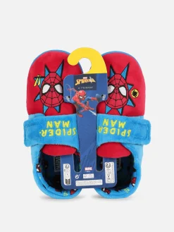 Niños Primark Zapatillas De Estar En Casa|Pantuflas Con Suela Rígida De Spider-Man De Marvel