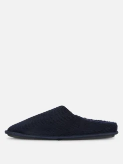 Hombre Primark Zapatillas De Estar En Casa|Pantuflas De Pana Destalonadas