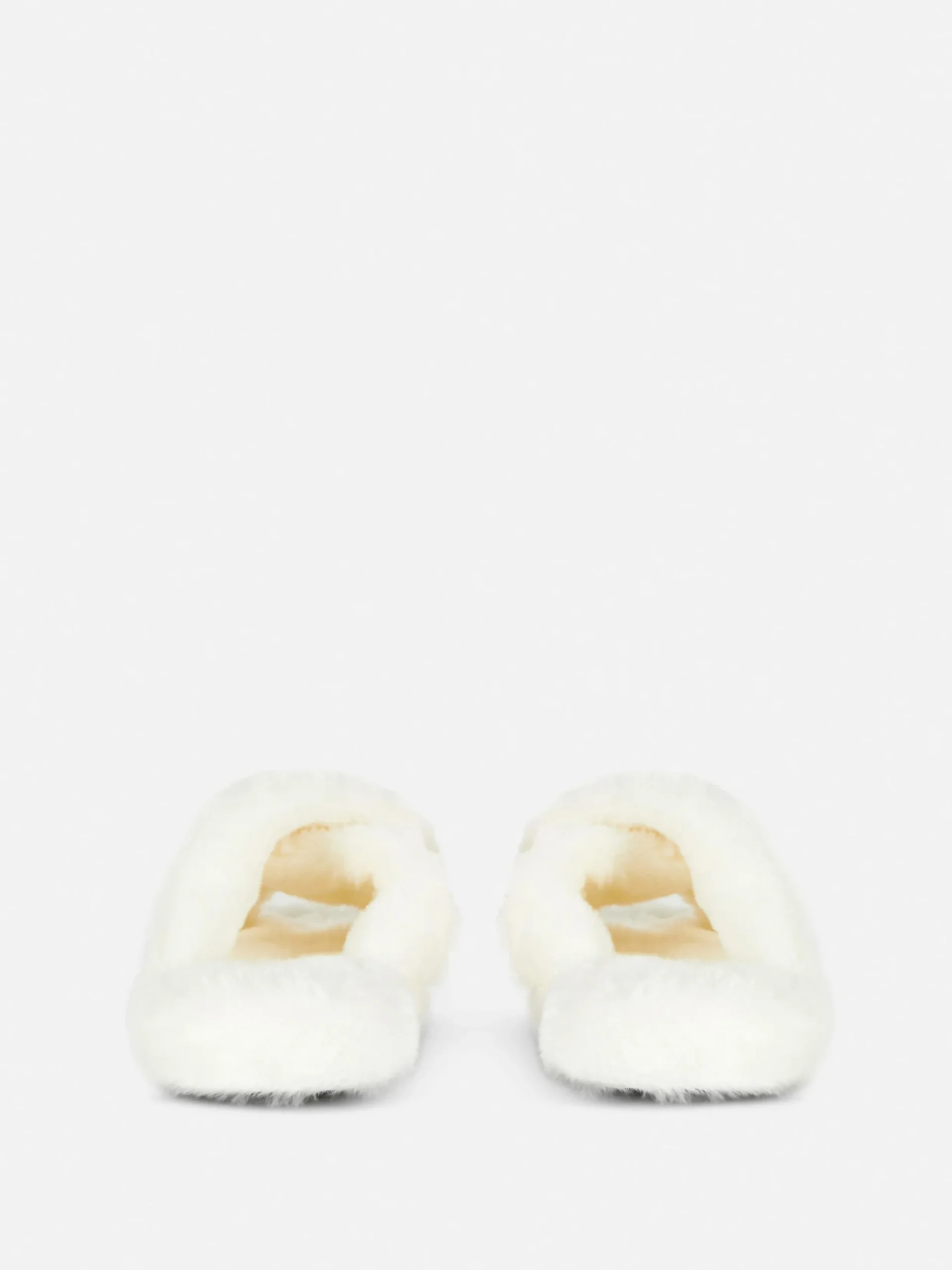 Niños Primark Zapatillas De Estar En Casa|Pantuflas De Pelo Sintético Con Tiras Cruzadas