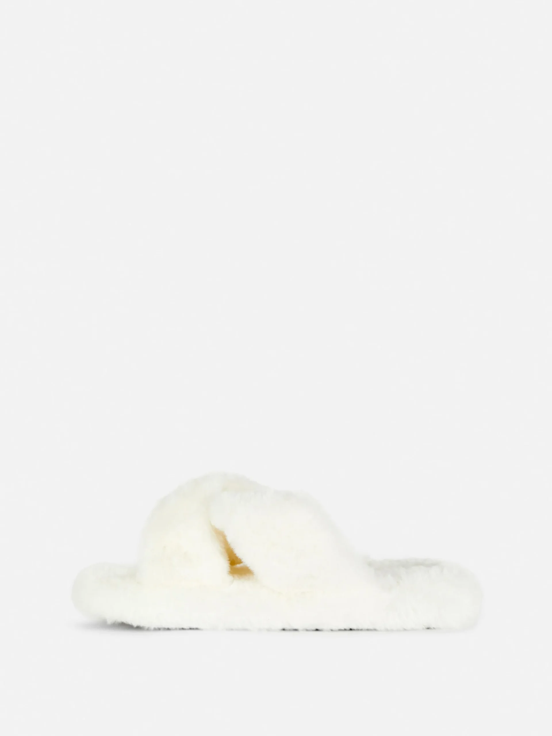 Niños Primark Zapatillas De Estar En Casa|Pantuflas De Pelo Sintético Con Tiras Cruzadas