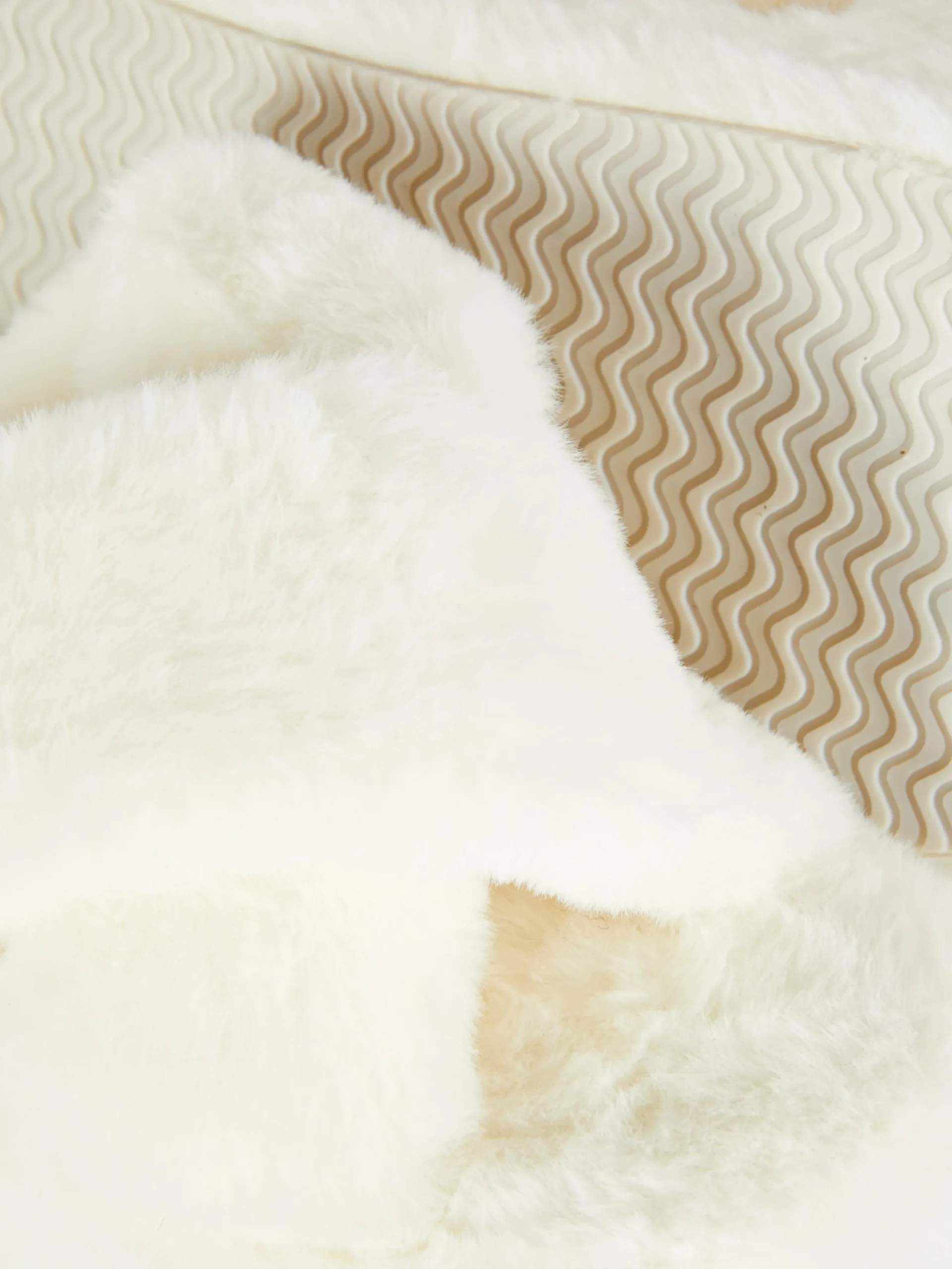 Niños Primark Zapatillas De Estar En Casa|Pantuflas De Pelo Sintético Con Tiras Cruzadas