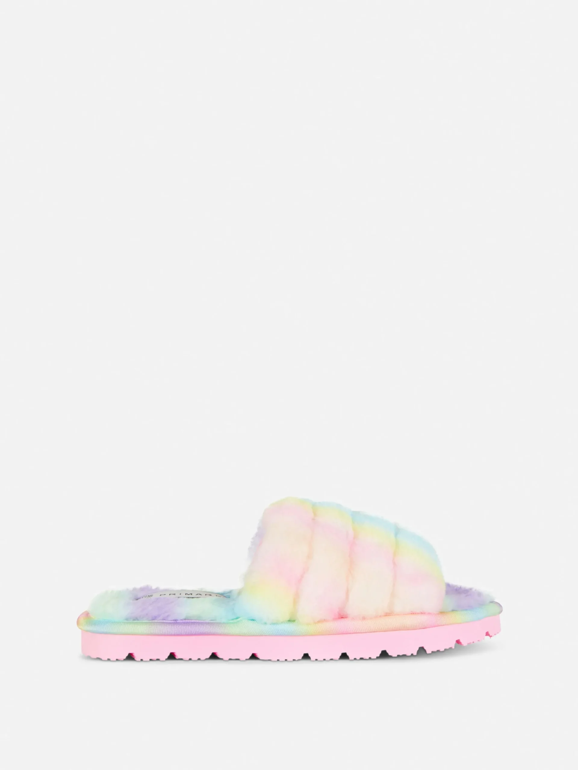 Niños Primark Zapatillas De Estar En Casa|Pantuflas De Pelo Sintético Con Diseño Degradado