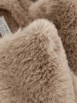 Mujer Primark Zapatillas De Estar En Casa|Pantuflas De Pelo Sintético