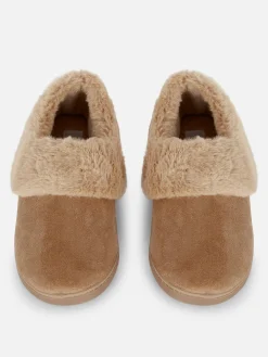Mujer Primark Zapatillas De Estar En Casa|Pantuflas Estilo Mocasín Con Forro De Pelo Sintético