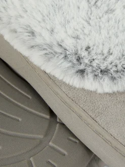 Mujer Primark Zapatillas De Estar En Casa|Pantuflas Estilo Mocasín Con Forro De Pelo Sintético