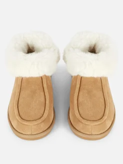 Mujer Primark Zapatillas De Estar En Casa|Pantuflas Estilo Mocasín Con Forro De Pelo Sintético