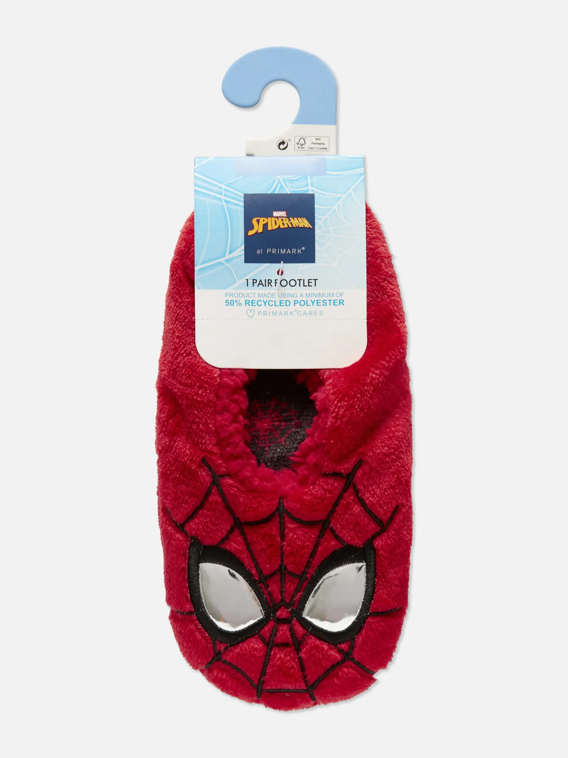 Niños Primark Calcetines|Pantuflas Suaves Al Tacto De Spiderman De Marvel