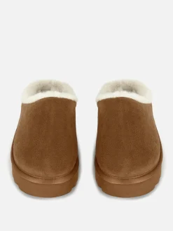 Mujer Primark Zapatillas De Estar En Casa|Zapatillas De Estar En Casa|Pantuflas Tipo Chinela Forradas De Pelo Sintético