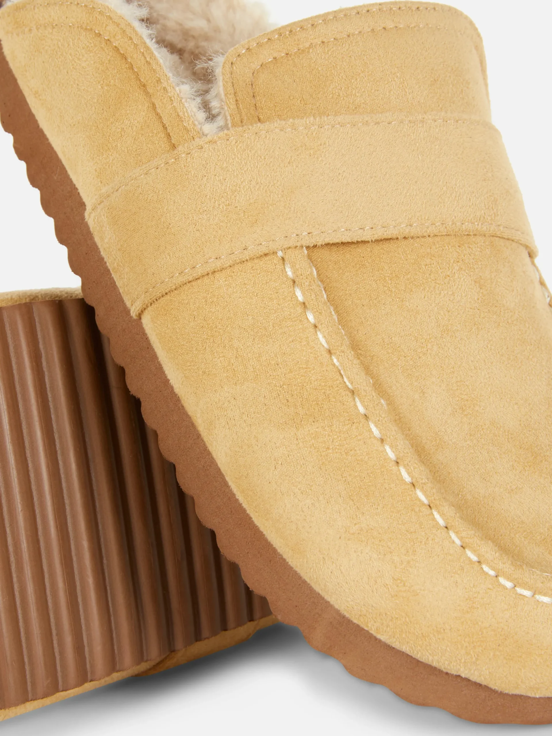 Mujer Primark Zapatillas De Estar En Casa|Zapatillas De Estar En Casa|Pantuflas Tipo Mocasín Con Forro De Pelo Sintético