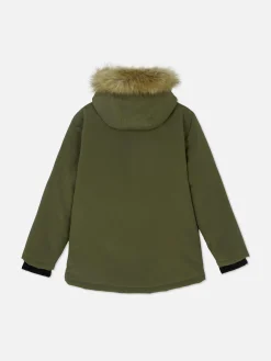 Niños Primark Abrigos Y Chaquetas|Parka Con Capucha Y Pelo Sintético
